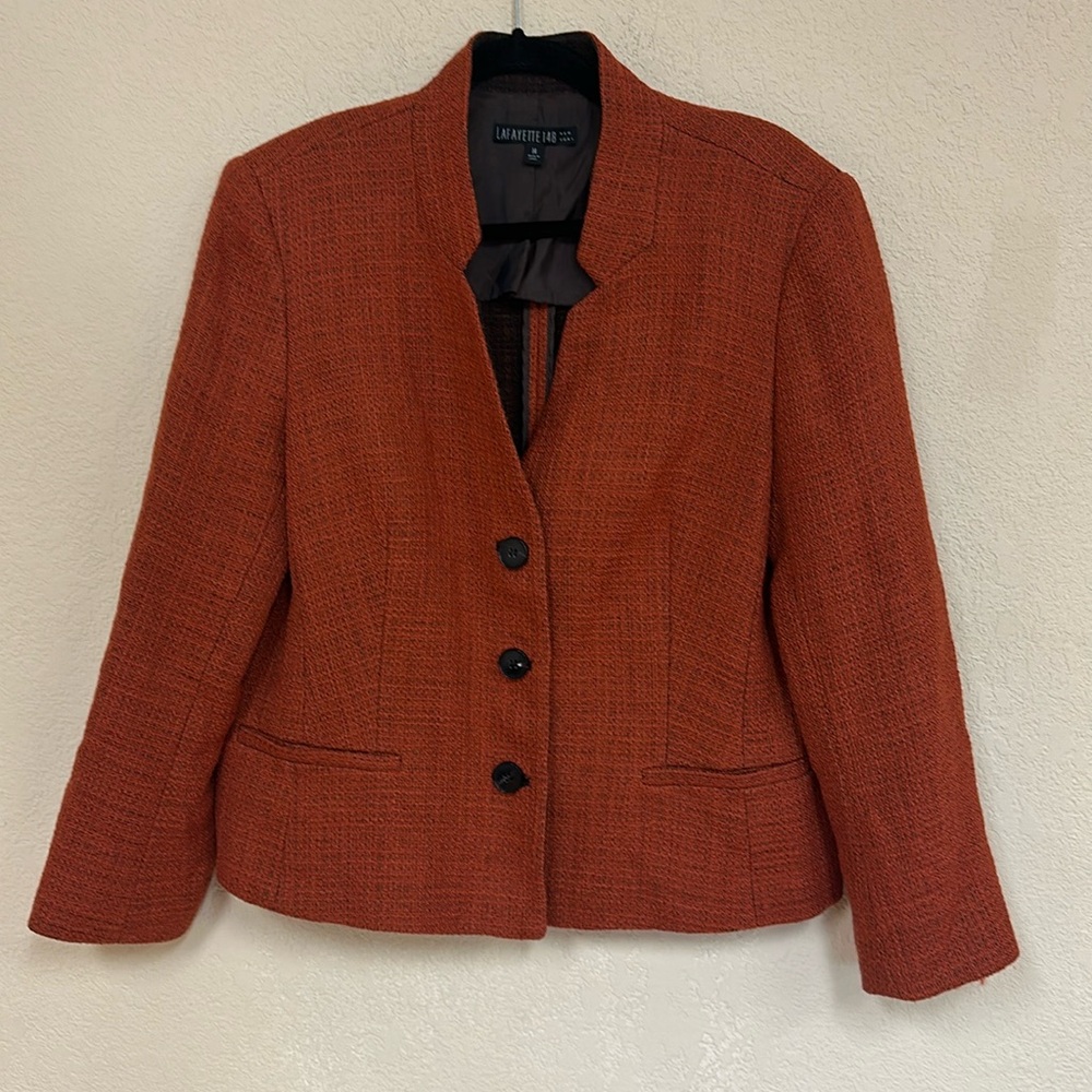 Lafayette 148 New York Rust Blazer